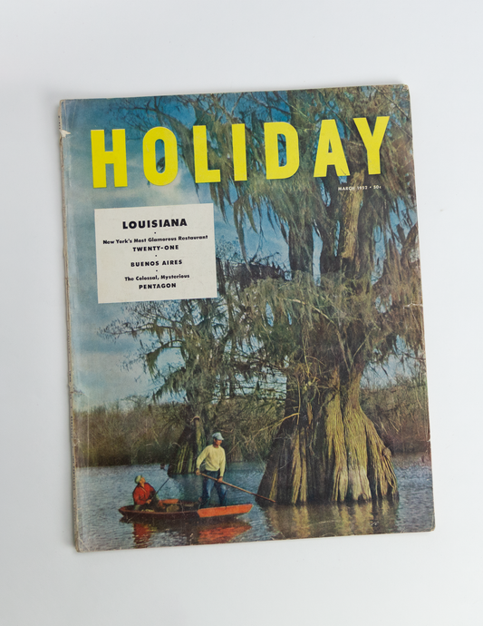 Vintage HOLIDAY Magazine Louisiana Edition