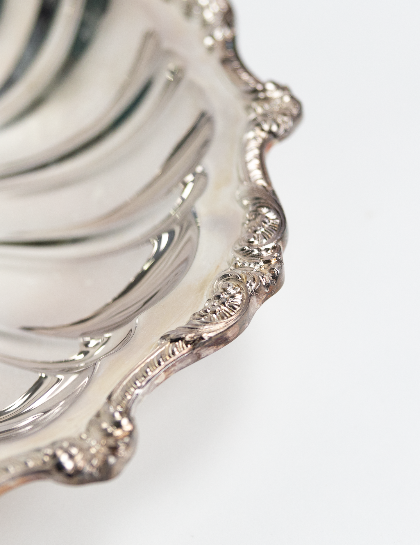 Scallop Shell Silver Centerpiece Bowl